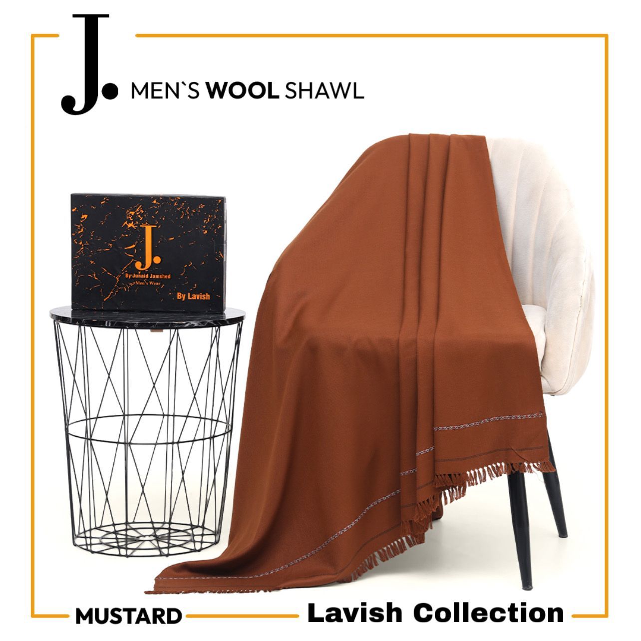 J. MEN'S WOOL SHAWL